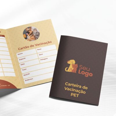 Carteira de Vacinação Pet Shop